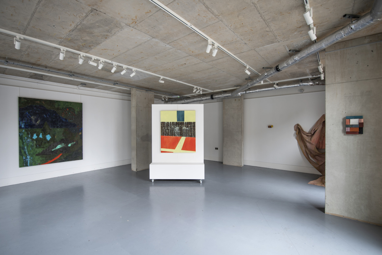 Installation view of 'Badlands' group exhibition, no format Gallery, Deptford, London. Photo: Jérôme Favre